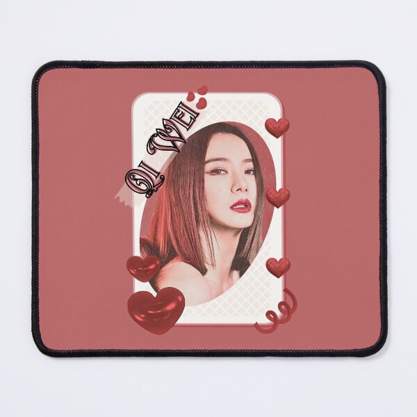 Item preview, Qi Wei (戚薇) Portrait Chinese Actress Art Chinese Celebrity Illustration portrait illustration Red Aesthetic Collage Design designed and sold by AJUNICE STUDIO.