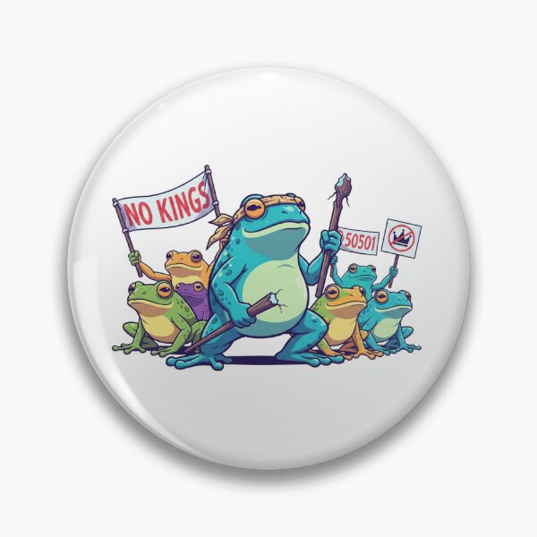 Item preview, No Kings Frog Revolution designed and sold by Owcomm.