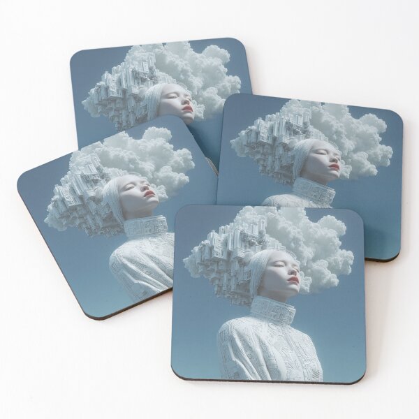 Item preview, woman with head in the clouds designed and sold by EgonZ9.
