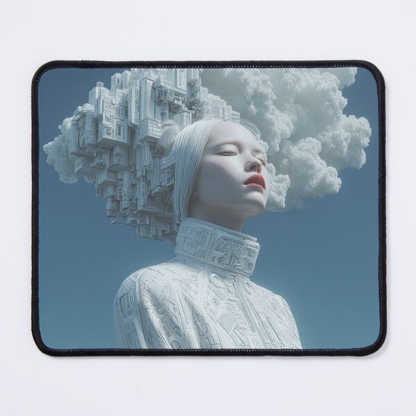 Item preview, woman with head in the clouds designed and sold by EgonZ9.