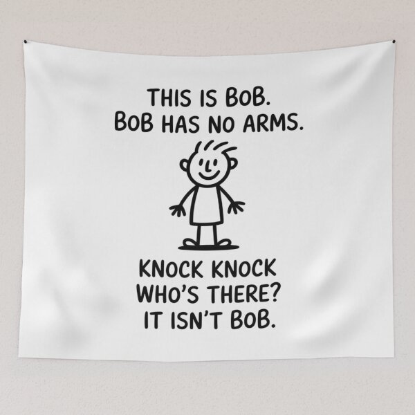 Item preview, this is bob he has no arms knock who's there it isn't bob designed and sold by DOPANDA ..