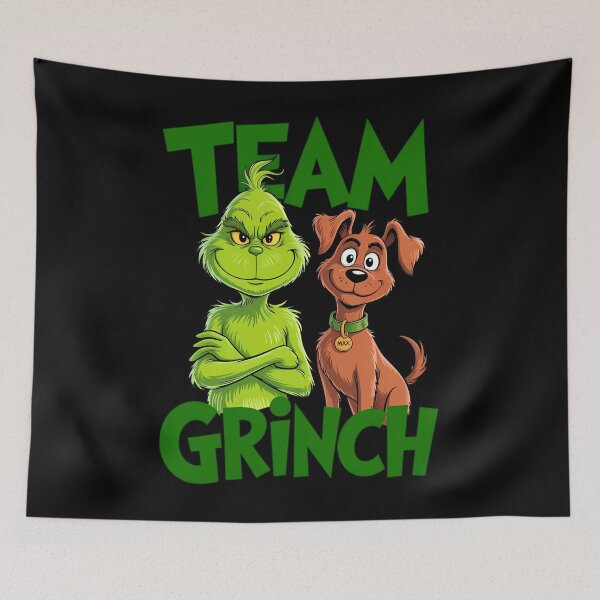 Item preview,  Team Grinch With Max Dog Christmas Funny Holiday  designed and sold by JeffMcGregor92.