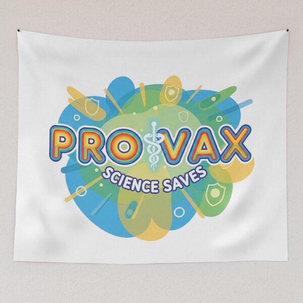 Item preview, PRO VAX Science Saves Vaccine Advocate designed and sold by Owcomm.