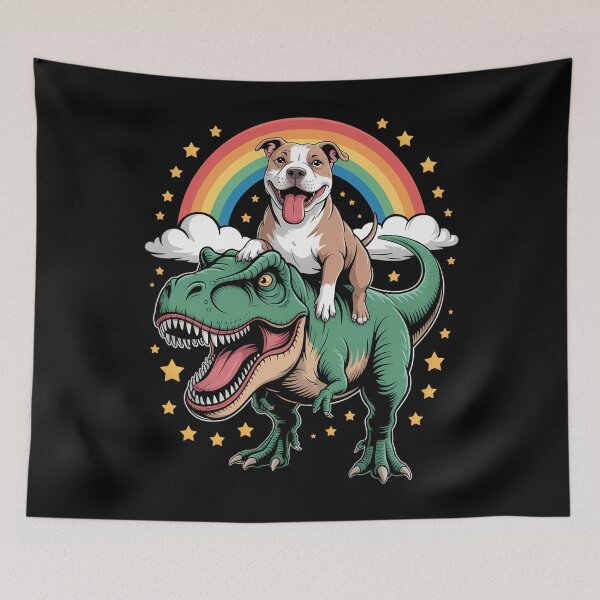 Item preview, Funny Dinosaur Rainbow Dog Lovers designed and sold by comptorasunfia.