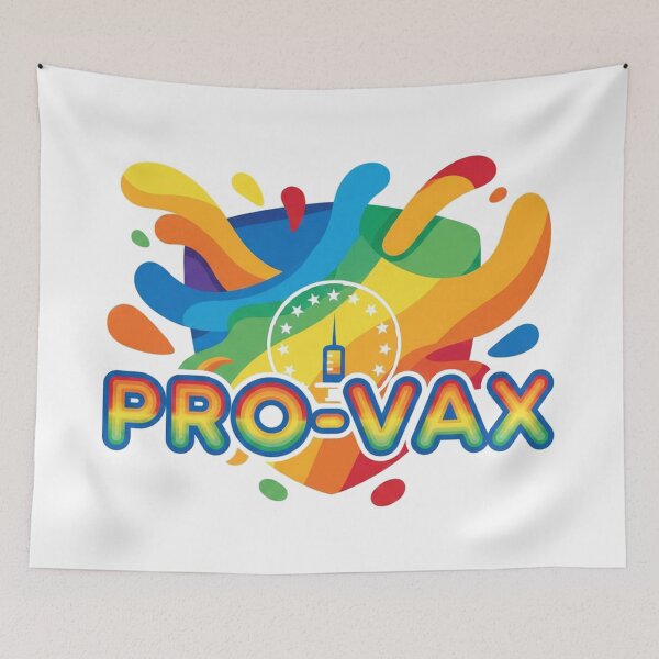 Item preview, Pro-Vax Rainbow Splash Health and Wellness Awareness designed and sold by Owcomm.