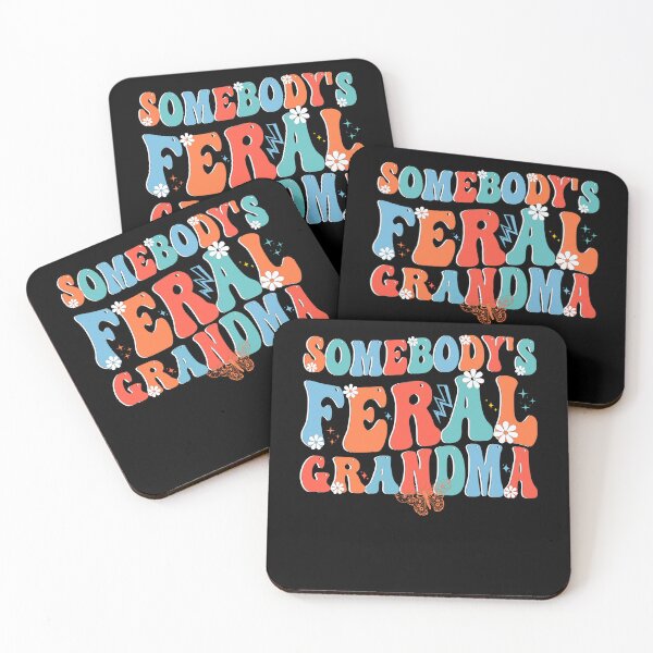 Item preview, Groovy Feral Grandma Funny Retro Mother's Day Art designed and sold by Nocturnal-Vines.