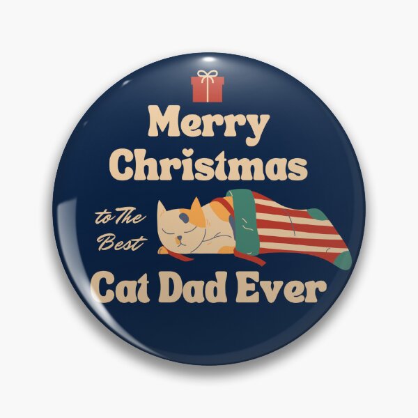 Item preview, Merry christmas Cat Dad designed and sold by Jetbrains.
