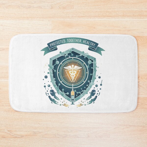 Item preview, Protected. Together. Healthy. Medical and Vaccine designed and sold by Owcomm.