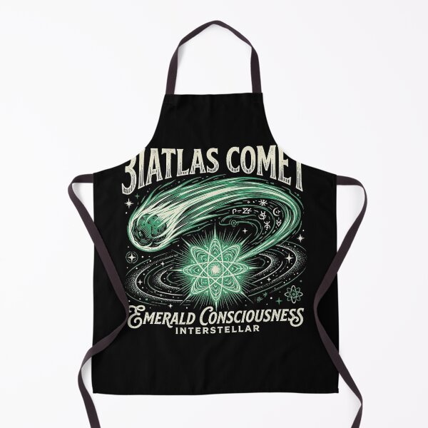 Item preview, 3iATLAS Comet Emerald Consciousness Retro Sci-Fi Art designed and sold by zzz888.