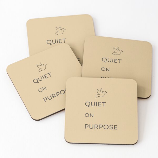 Item preview, Quiet on Purpose – Minimalist Introvert Shirt designed and sold by AdamIntrovert.