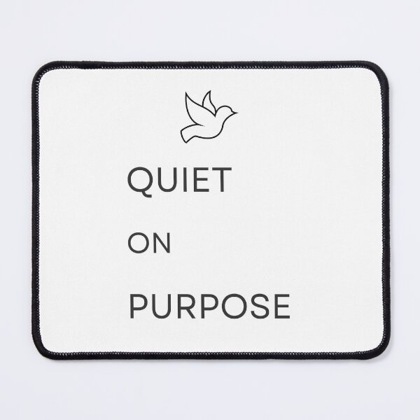 Item preview, Quiet on Purpose – Minimalist Introvert Shirt designed and sold by AdamIntrovert.