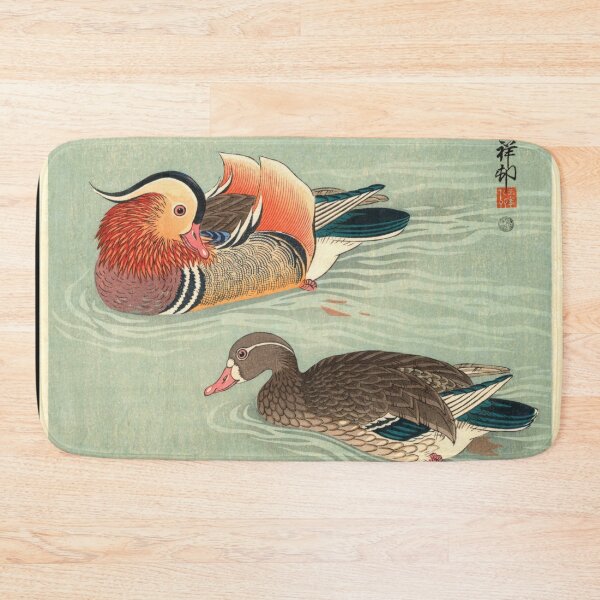 Item preview, Mandarin Ducks by Ohara Koson : Winter Shin Hanga Japanese Poster designed and sold by artofuniverse.
