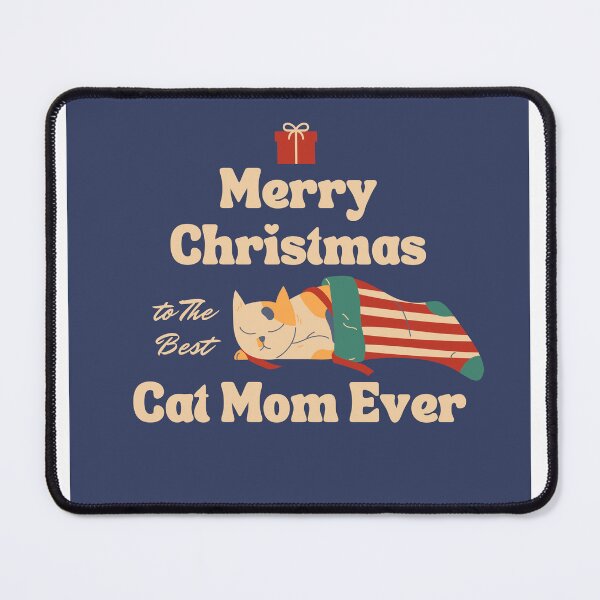 Item preview, Copy of Merry christmas Cat Mom designed and sold by Jetbrains.