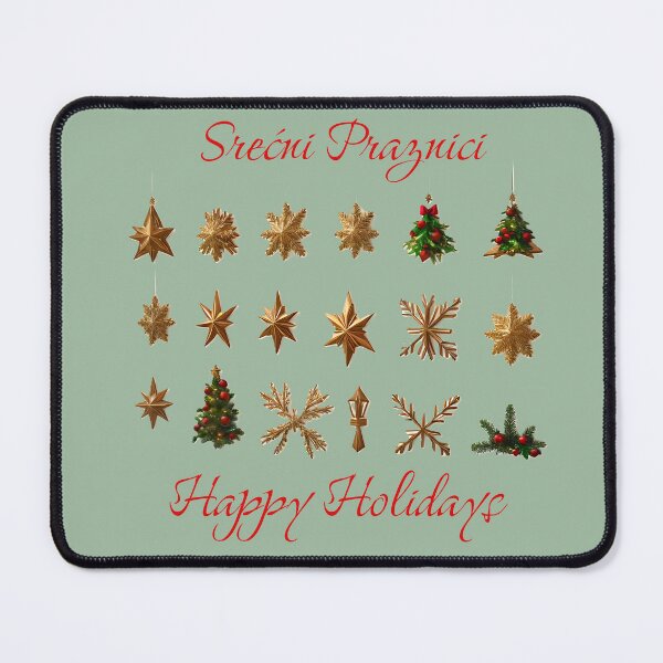 Item preview, Srećni Praznici Happy Holidays designed and sold by Khala.