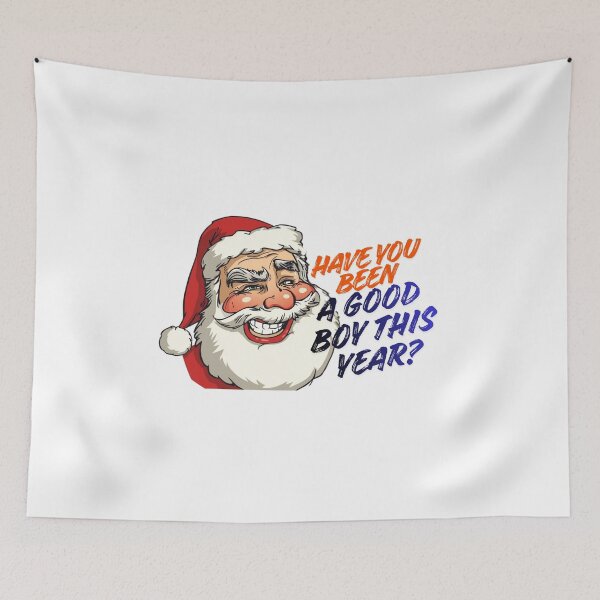Item preview, Cheeky Santa Claus – “Have You Been a Good Boy This Year?” Funny Christmas Design designed and sold by PANDA_shop.