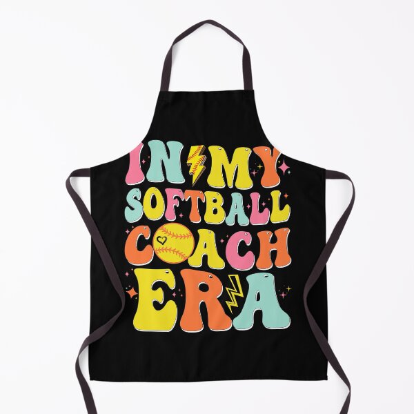 Item preview, Groovy Softball Coach Era Retro Team Sport Art designed and sold by Nocturnal-Vines.