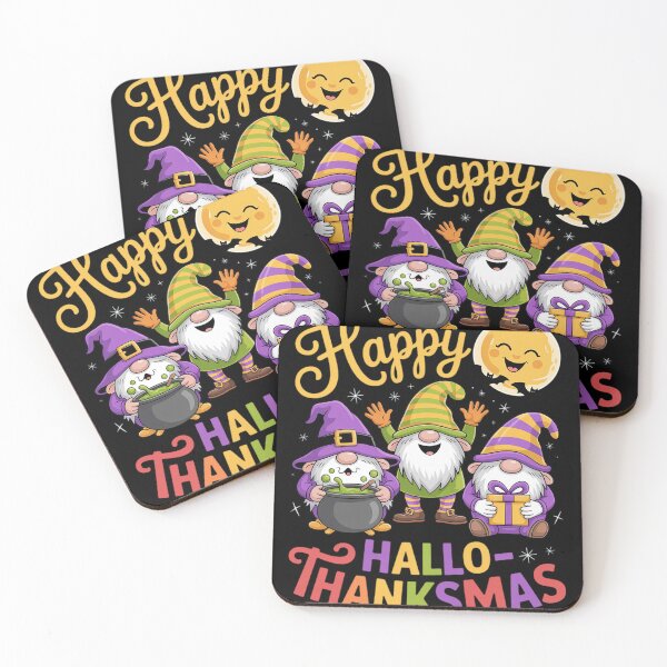 Item preview, Hanging With My Gnomies Happy HalloThanksMas Gnomes 1  designed and sold by InspiredFoul.