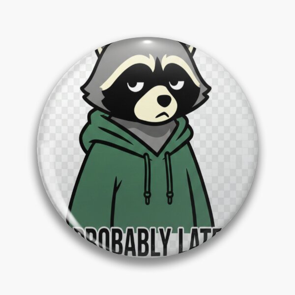 Item preview, Emotionally Exhausted Raccoon | Funny Mood Vibe designed and sold by Brajrani.