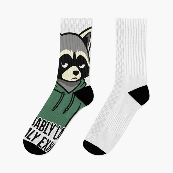 Item preview, Emotionally Exhausted Raccoon | Funny Mood Vibe designed and sold by Brajrani.