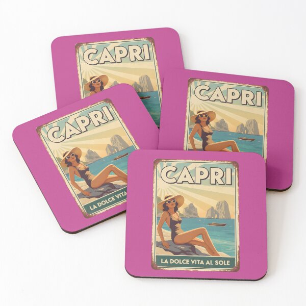 Item preview, CAPRI I FARAGLIONI OLD TIN SIGN designed and sold by infinitearte.
