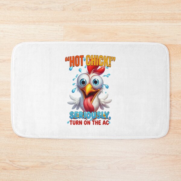 Item preview, Funny chicken screechs its way too hot designed and sold by LoneAngel.