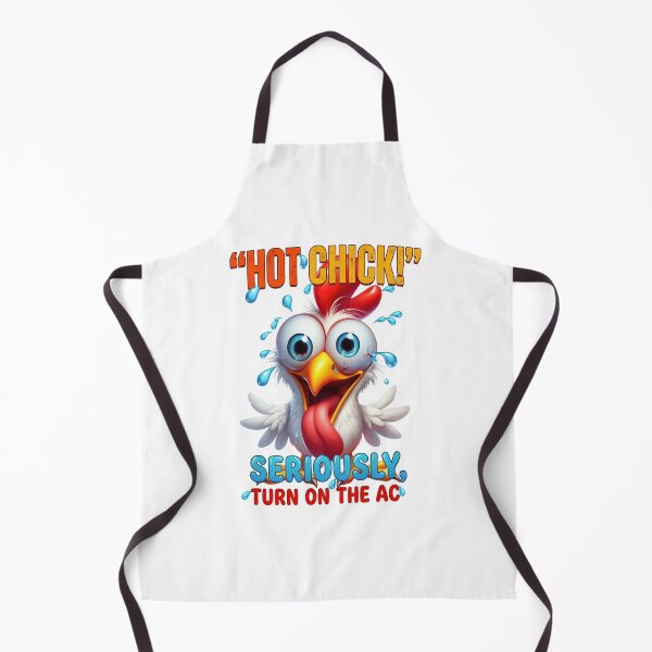 Item preview, Funny chicken screechs its way too hot designed and sold by LoneAngel.