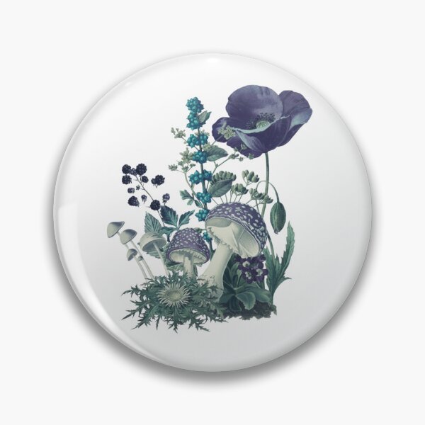 Item preview, Mushroom Wildflower, Cottagecore, Mushroom, naturecore, Mushroom, Mushroom Floral, Nature lover designed and sold by DesignDenDo ⭐⭐⭐⭐⭐.