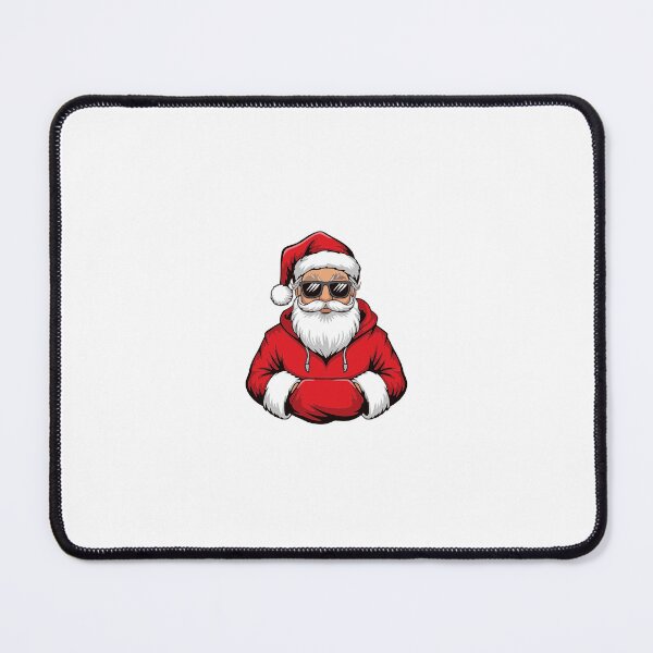 Item preview, Cool Santa in Hoodie – Modern Christmas Illustration designed and sold by Pinpondesigns.