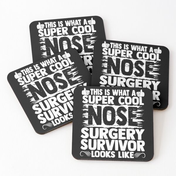 Item preview, Super Cool Nose Surgery Survivor Funny Recovery Quote designed and sold by Nocturnal-Vines.