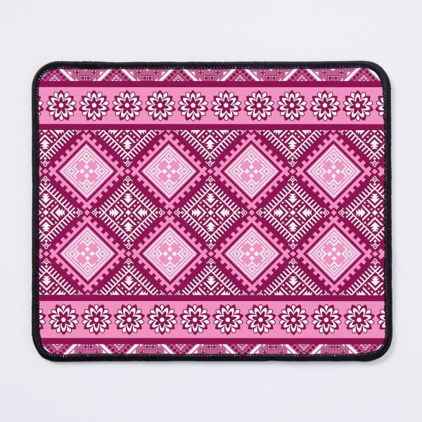 Item preview, Magenta Geometric Diamond Border Pattern designed and sold by Modular Prints.