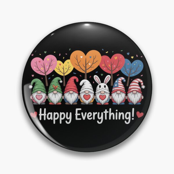 Item preview, Happy Everything Gnomes Every Seasons All Year Tree  designed and sold by InspiredFoul.