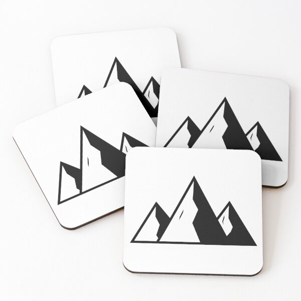 Item preview, Minimalist Mountain Landscape Geometric Design Sticker T-Shirt designed and sold by Design_Your_Day.