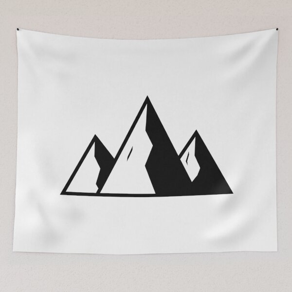 Item preview, Minimalist Mountain Landscape Geometric Design Sticker T-Shirt designed and sold by Design_Your_Day.