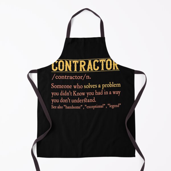 Item preview, Contractor Definition Witty Problem Solver Job Humor designed and sold by Nocturnal-Vines.