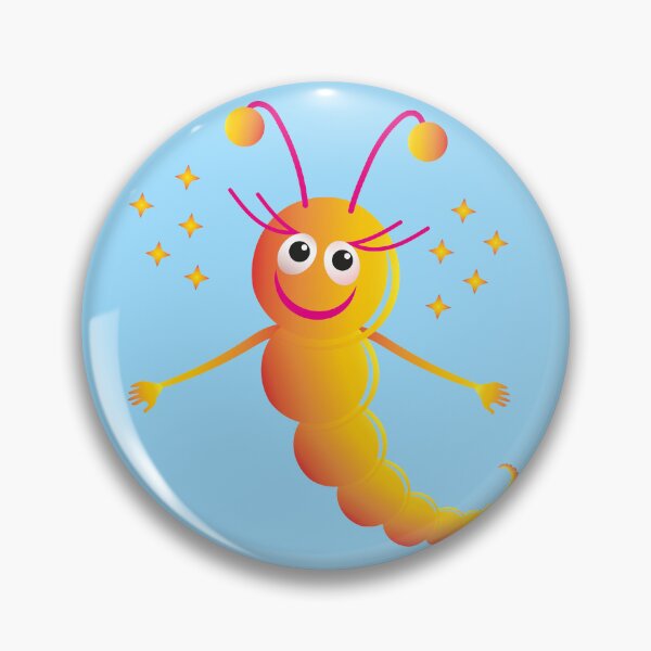 Item preview, Funny insect. Cartoon caterpillar, 2 designed and sold by ZorianArt.