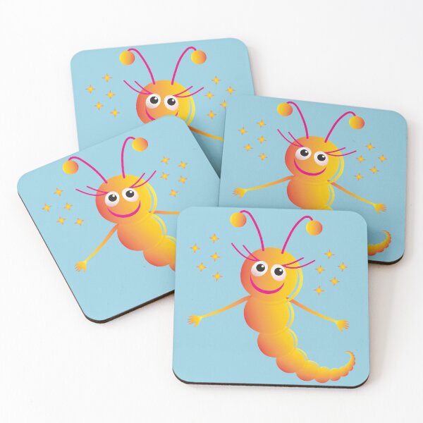 Item preview, Funny insect. Cartoon caterpillar, 2 designed and sold by ZorianArt.