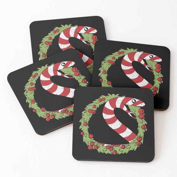Item preview, Christmas Snake With Black Background  designed and sold by missmann.
