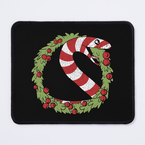 Item preview, Christmas Snake With Black Background  designed and sold by missmann.