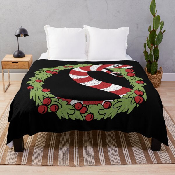 Item preview, Christmas Snake With Black Background designed and sold by missmann.