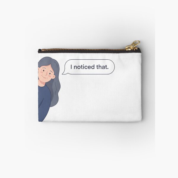 Item preview, Funny Meme Poster – “I Noticed That” Aesthetic Meme Art, VSCO Style TikTok Humor Print designed and sold by AbstractAuraArt.