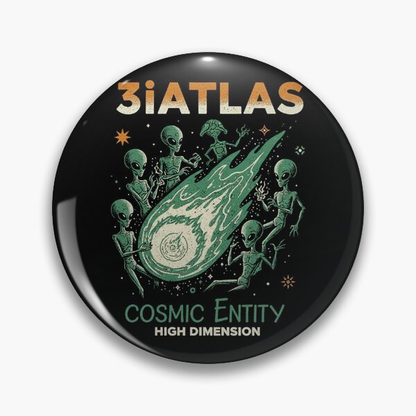Item preview, 3iATLAS Cosmic Entity Green Comet and Alien Gathering designed and sold by zzz888.