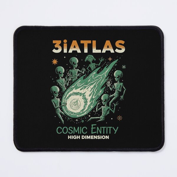 Item preview, 3iATLAS Cosmic Entity Green Comet and Alien Gathering designed and sold by zzz888.