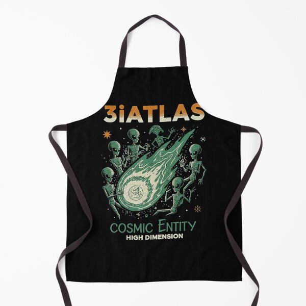 Item preview, 3iATLAS Cosmic Entity Green Comet and Alien Gathering designed and sold by zzz888.