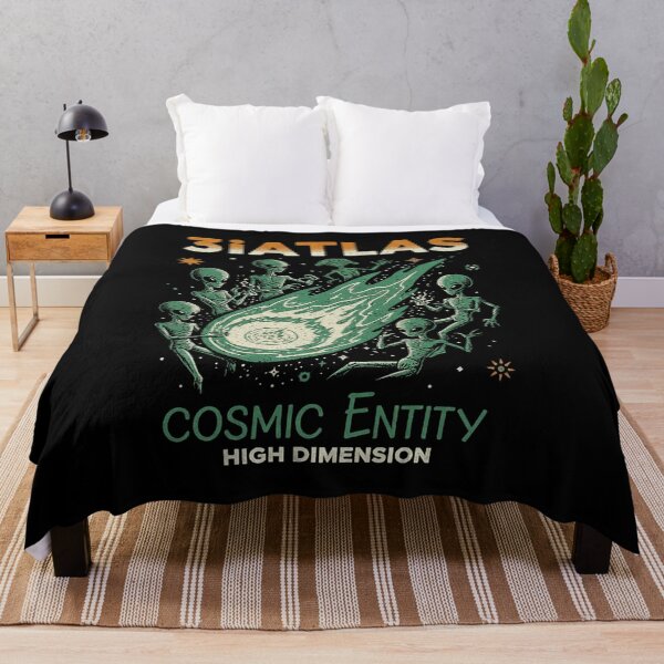 Item preview, 3iATLAS Cosmic Entity Green Comet and Alien Gathering designed and sold by zzz888.