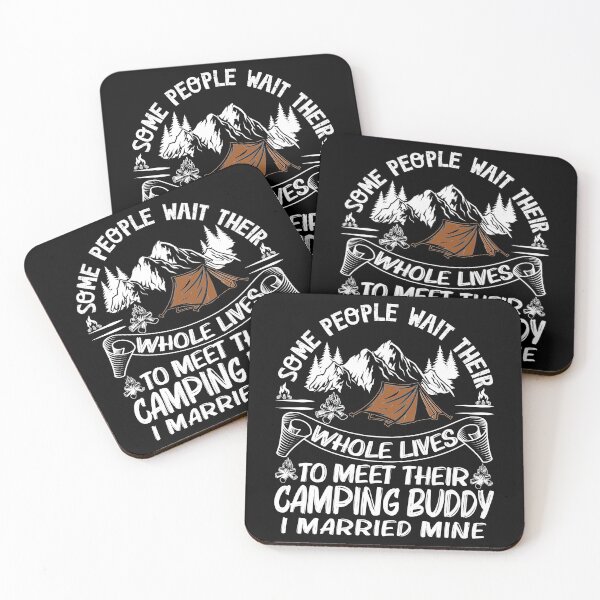 Item preview, Romantic Camping Buddy Quote for Married Couple Outdoors designed and sold by Nocturnal-Vines.