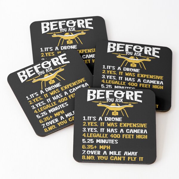 Item preview, Hilarious Rules for Drone Pilots and Quadcopter Lovers designed and sold by Nocturnal-Vines.