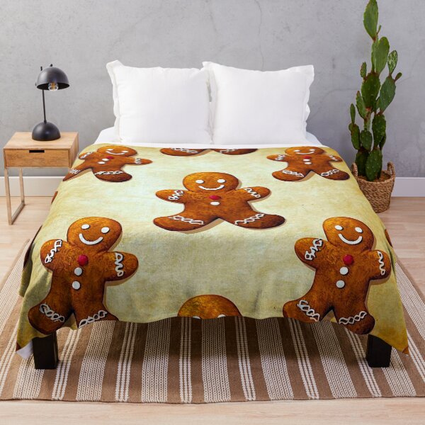 Item preview, Smiling Faces Gingerbread Man Pattern designed and sold by shaang.