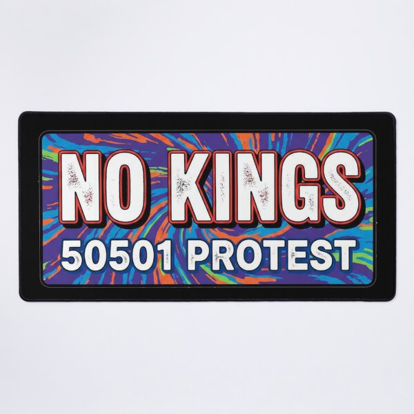 Item preview, NO KINGS 50501 PROTEST Anti Trump designed and sold by Owcomm.