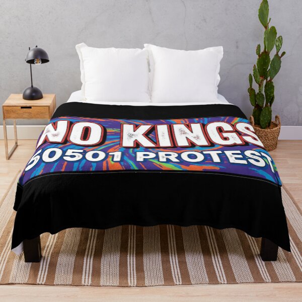 Item preview, NO KINGS 50501 PROTEST Anti Trump designed and sold by Owcomm.