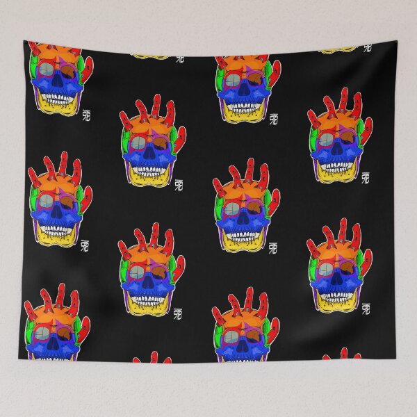 Item preview, Colorful skull designed and sold by Rockerbeard.